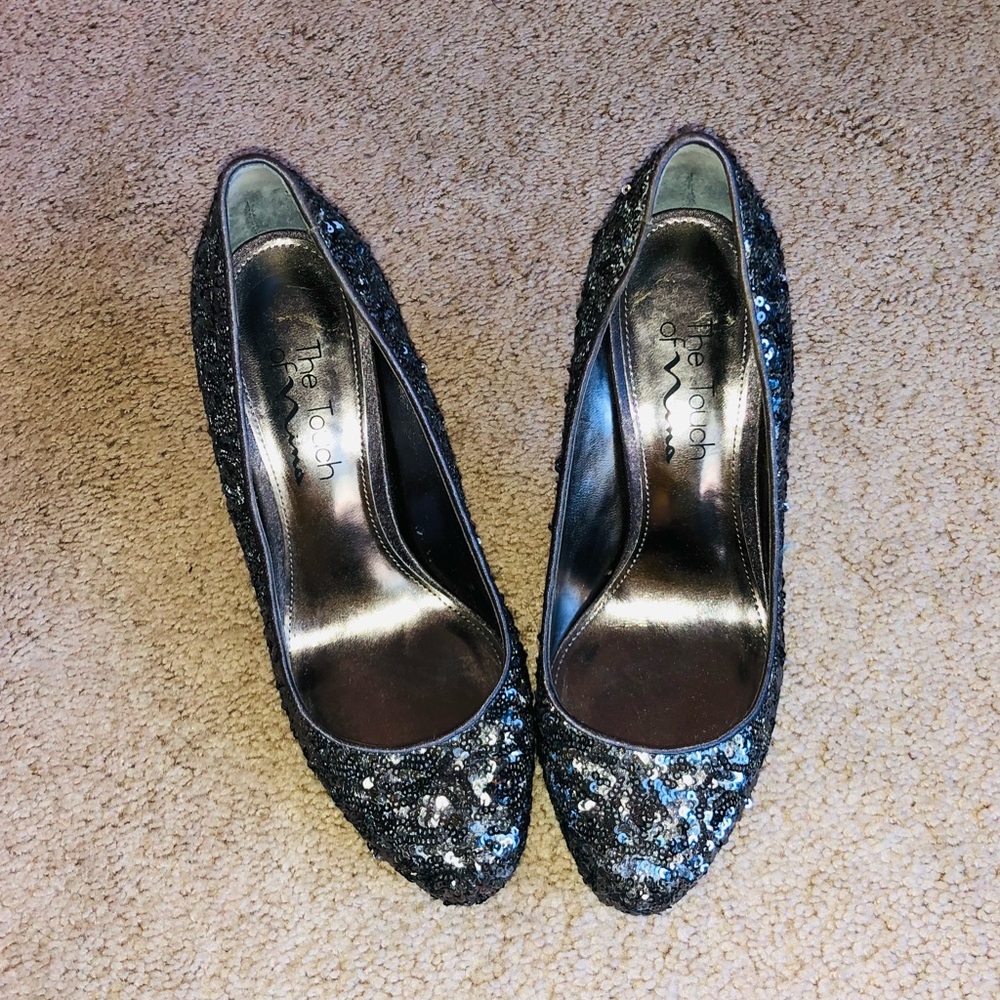 Sequin Heels